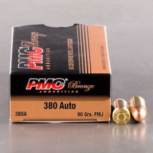 1000rds .380 Auto PMC 90gr. FMJ Ammo For Sale