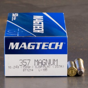 Buy 50rds 357 Mag MAGTECH 158gr. Jacketed Soft Point Ammo Online