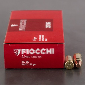 Buy 50rds 357 Sig Fiocchi 124gr. FMJ Ammo Online