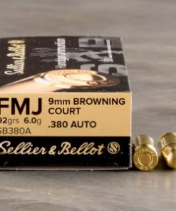 Buy 1000rds 380 Auto Sellier & Bellot 92gr FMJ Ammo Online