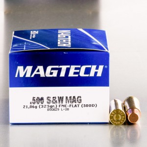 Buy 20rds 500 S&W Magtech 325gr. FMJ Ammo Online