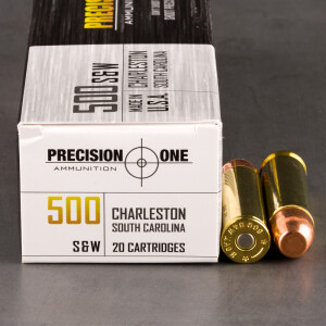 Buy 20rds 500 S&W Precision One 350gr. FMJ Ammo Online