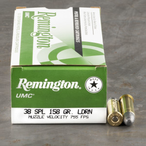 Buy 50rds 38 Spec Remington UMC 158gr. Lead Round Nose Ammo Online