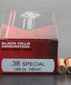 Buy 50rds 38 Special Black Hills 148gr. Hollow Base Wadcutter Ammo Online