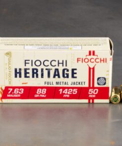 Buy 50rds 7.63 Mauser Fiocchi 88gr. FMJ Ammo Online