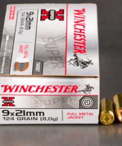 Buy 50rds 9x21mm Winchester 124gr. FMJ Ammo Online